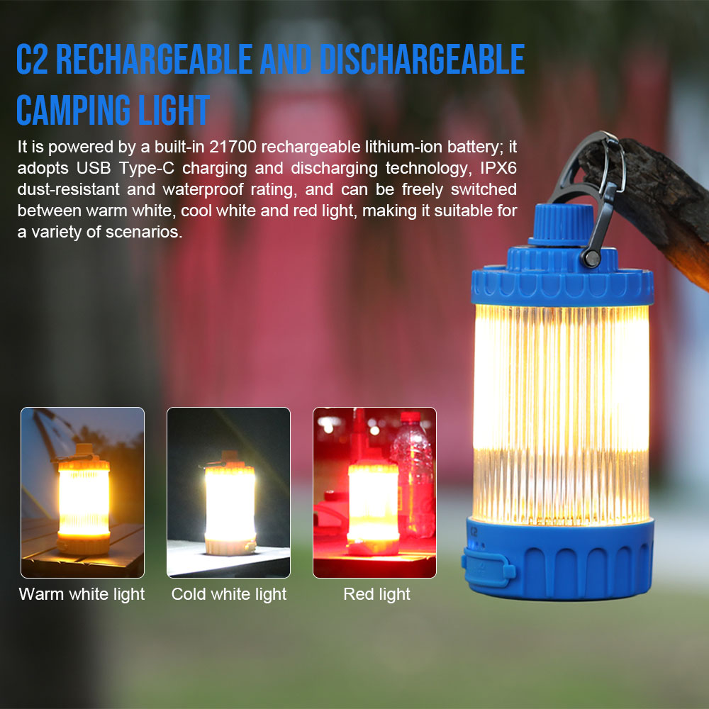 Renewable Energy Sources - Trustfire C2 USB lampu berkemah LED