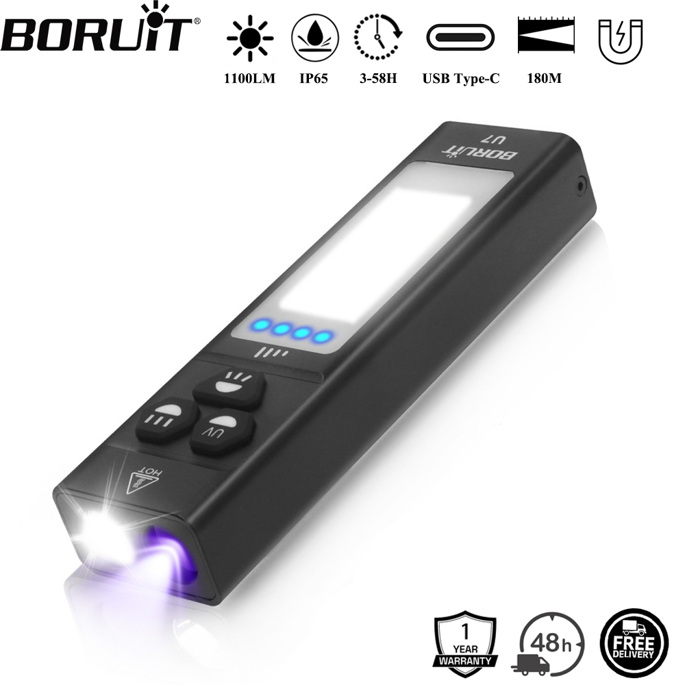 Renewable Energy Sources - BORUiT U7 Senter LED UV EDC