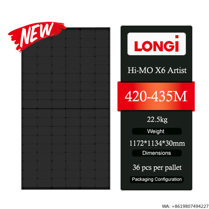 Longi Panel Lr5 - Panel Surya Longi Hi-MO X6 Artist