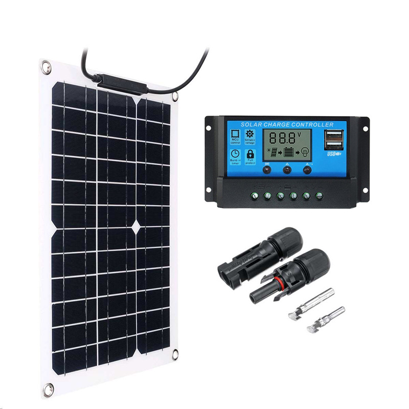 Renewable Energy Yacht - Set Panel Surya 15W dengan Pengontrol
