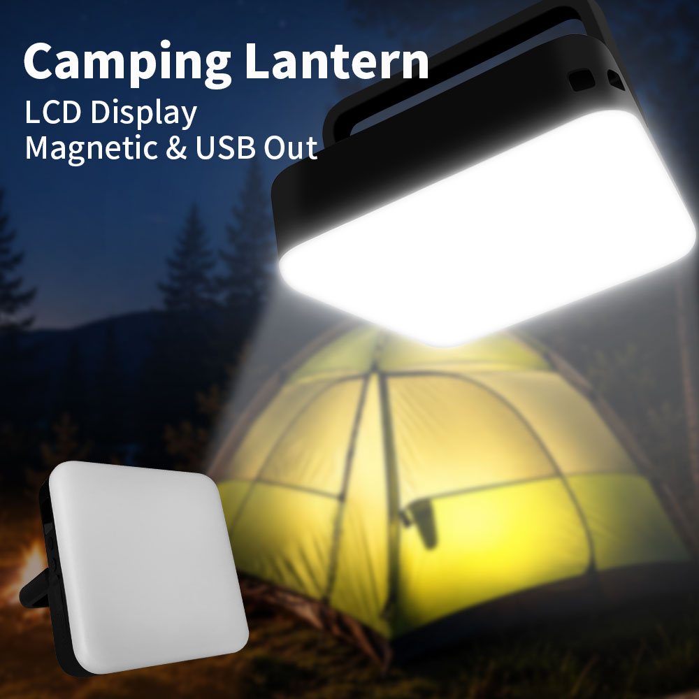 Renewable Energy Sources - Lampu Camping 10000mAh, Power Bank, Senter,