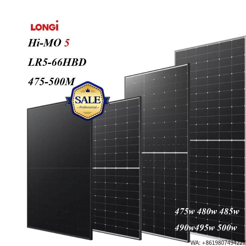 Longi Panel Lr5 - Panel Surya Longi Hi-MO 5 LR5-66HBD