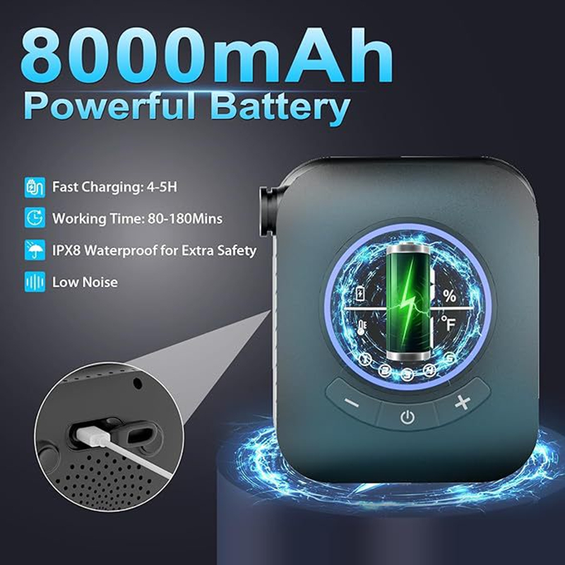 Pancuran Berkemah 3.6V 8000MAh - Renewable Energy Sources ulasan dan harga