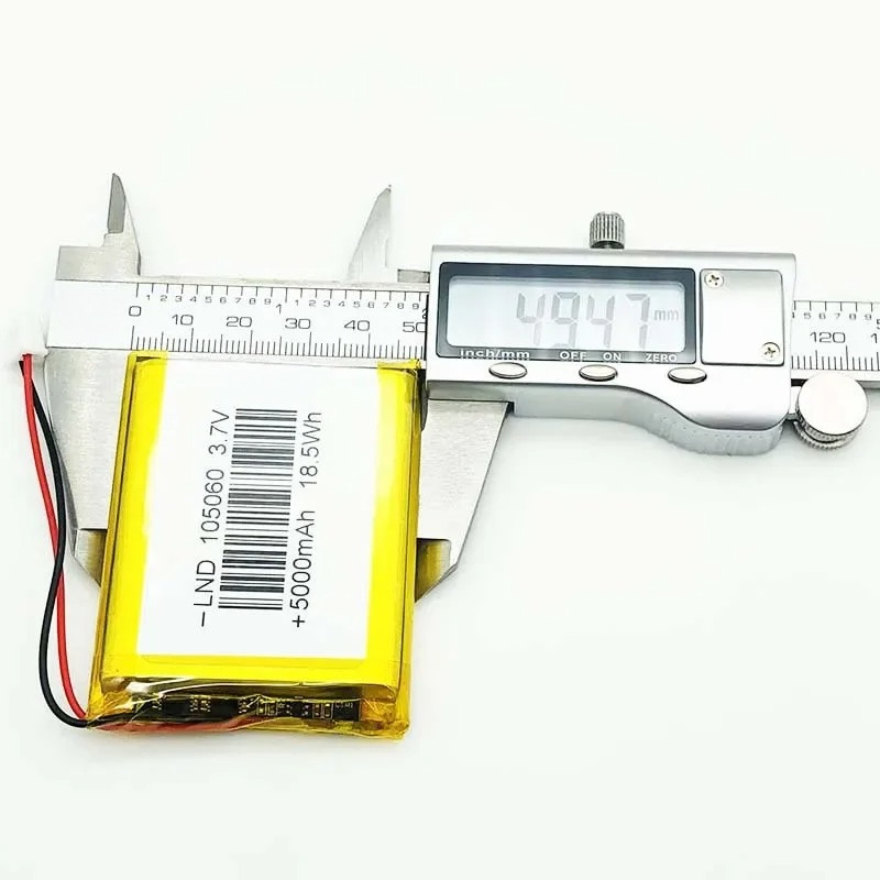 105060 3.7V 5000mAh polimer Li - Renewable Energy Sources ulasan dan harga