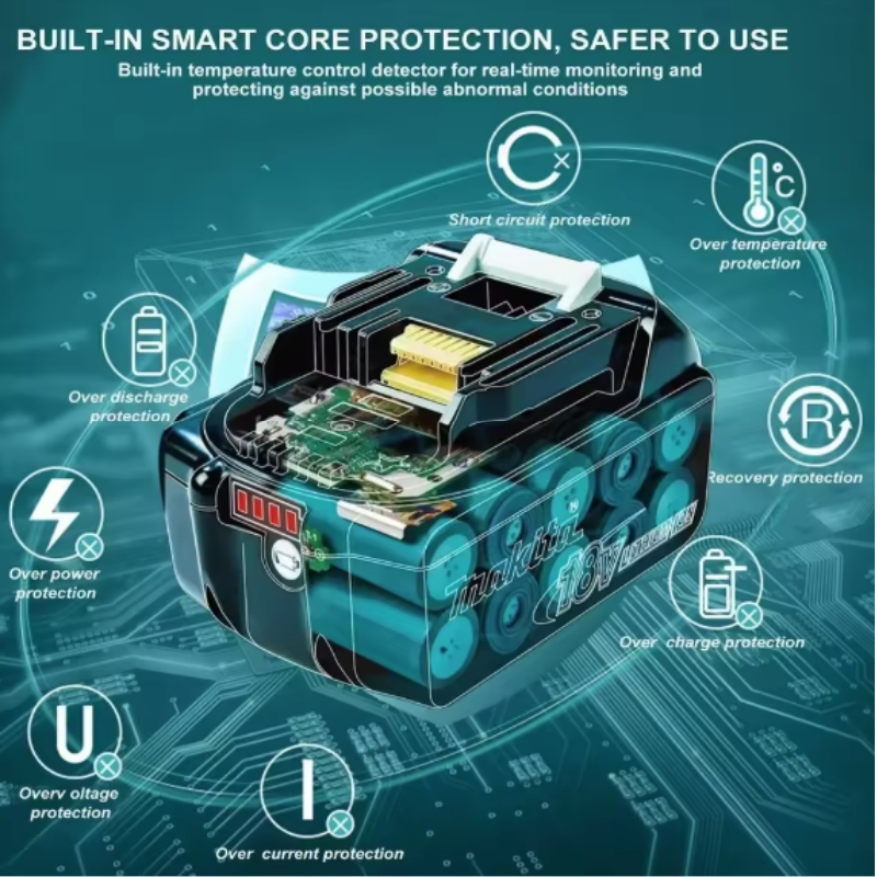 Baterai Makita 18V 6.0 Ah Asli - Renewable Energy Sources ulasan dan harga